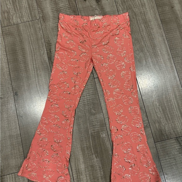 btween Coral Pumpkin Patch Kids Matching Set - Picture 2 of 4